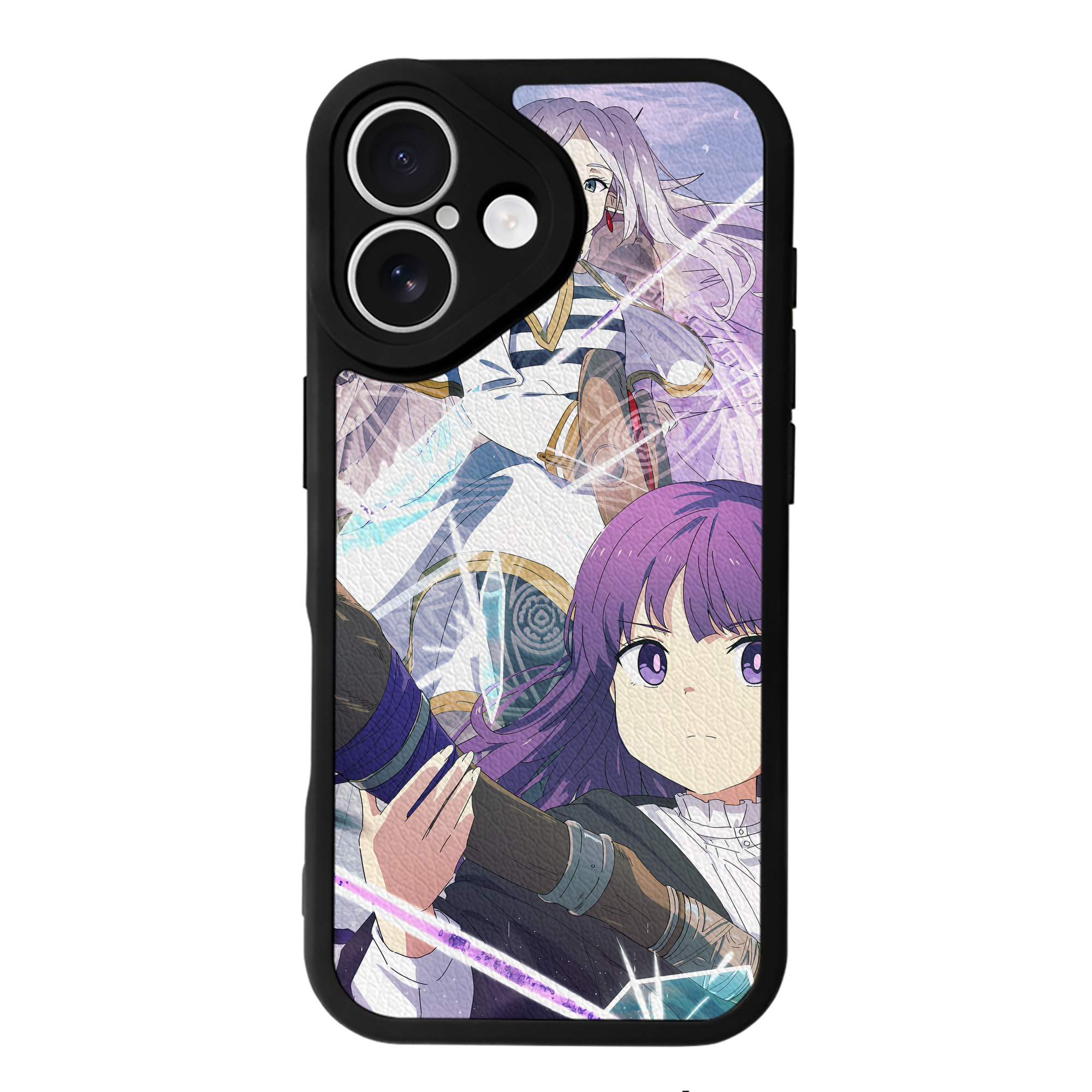 （画像用） 葬送のフリーレン Frieren 【iPhone 16シリーズ対応】シリコンスマホケース（レザー調） 材質：シリコン